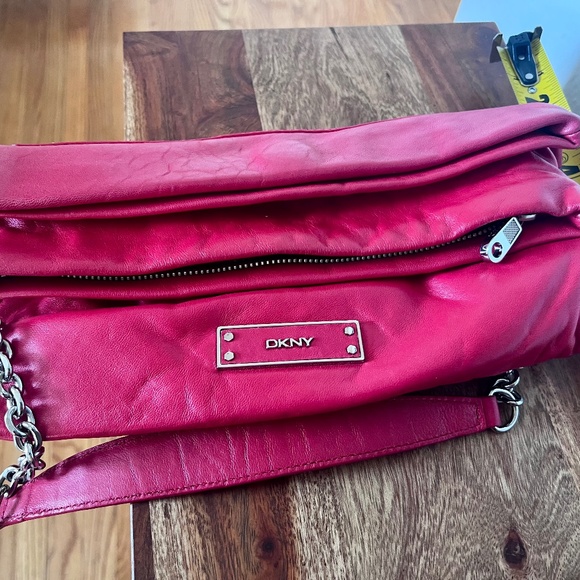 DKNY Pink Leather Handbag - Picture 1 of 12
